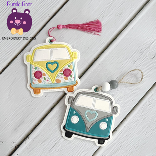 Camper Van Applique Eyelet