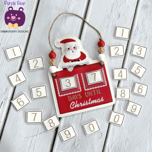 Christmas Countdown Santa