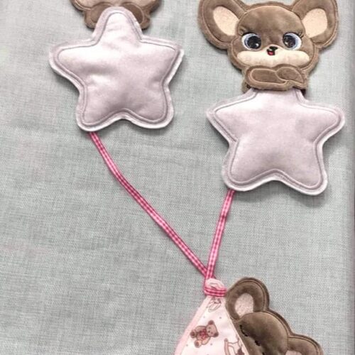 Mouse Family Hanger Set