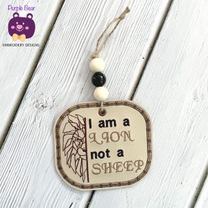 Lion not a Sheep Coaster / Ornament