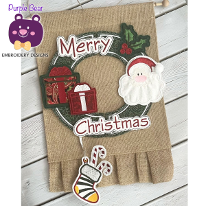 Christmas Wreath 4x4 & 5x7