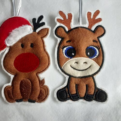 Reindeer Set Hanger / Ornament
