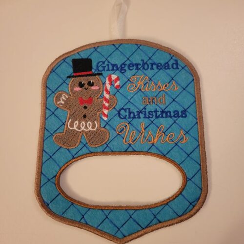 Gingerbread Kisses Tea Towel Topper