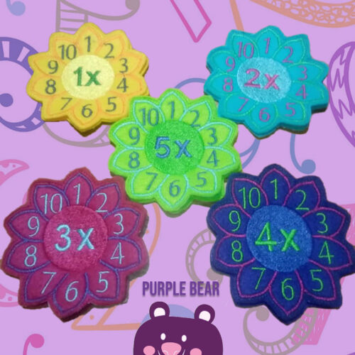 Math Flowers Times Tables 10 to 20