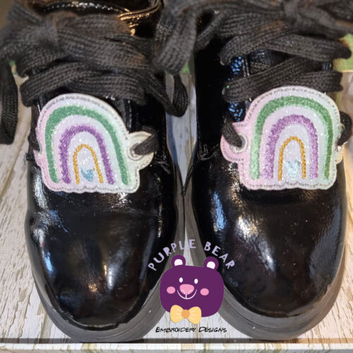 Rainbow Shoe Lace Charms