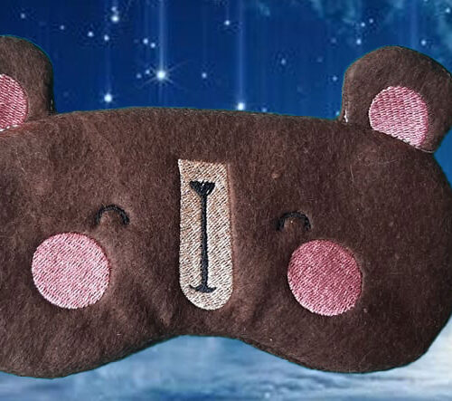 3D Bear Eye Mask