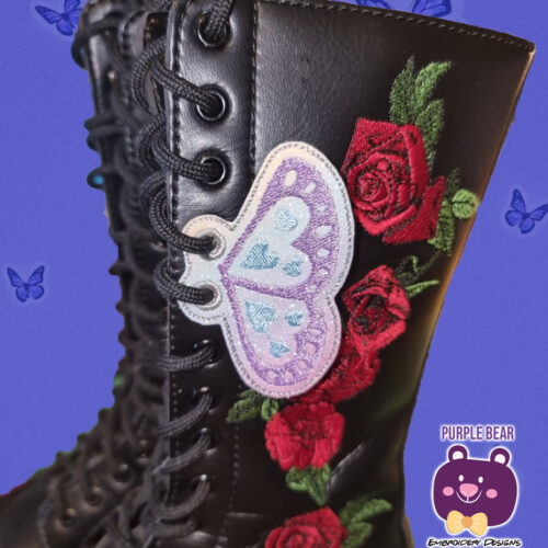 Butterfly Shoe Lace Charms
