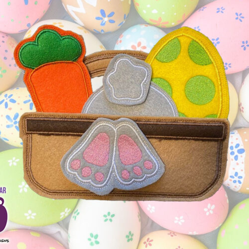 Cheeky Easter Bunny Basket Hanger