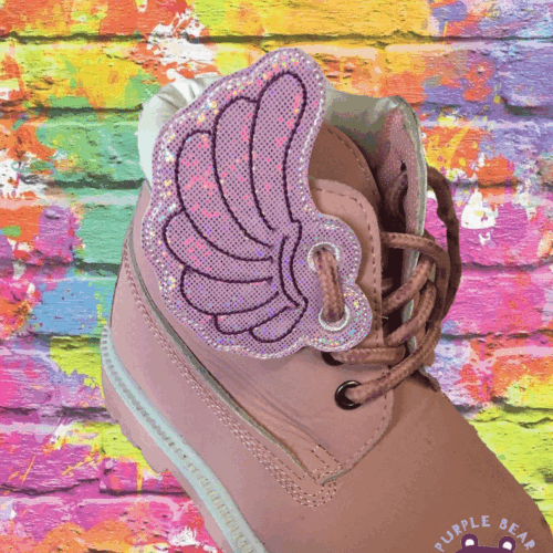 Bubble Wings Shoe Lace Charms