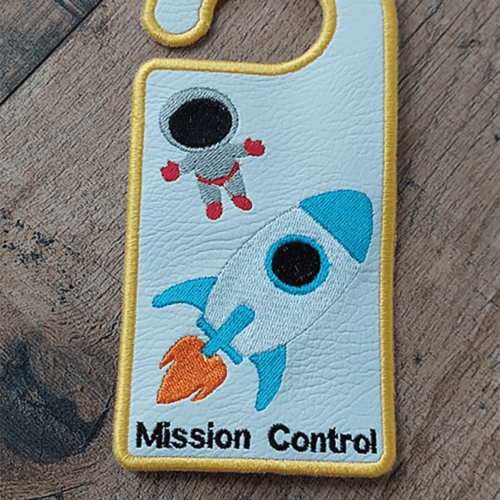 Mission Control Door Hanger