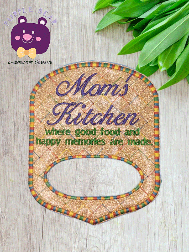Mom/Mum's Kitchen Tea Towel Topper