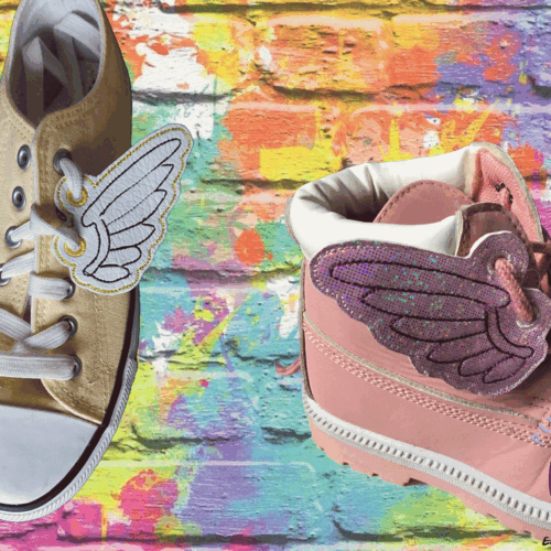 Wings Shoe Lace Charms