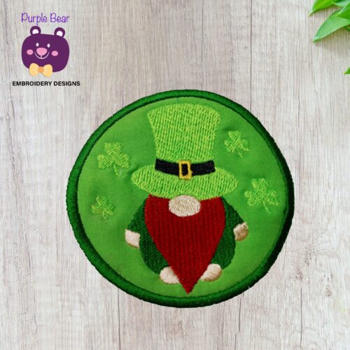 St Patrick's Day Gnome Coaster