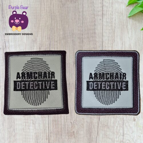 Armchair Detective Mug Rug/Coaster