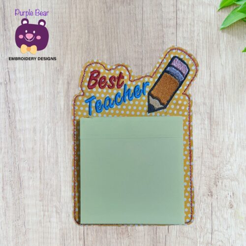 Best Teacher Sticky Note Holder