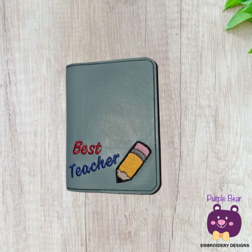 Best Teacher A6 Book Cover
