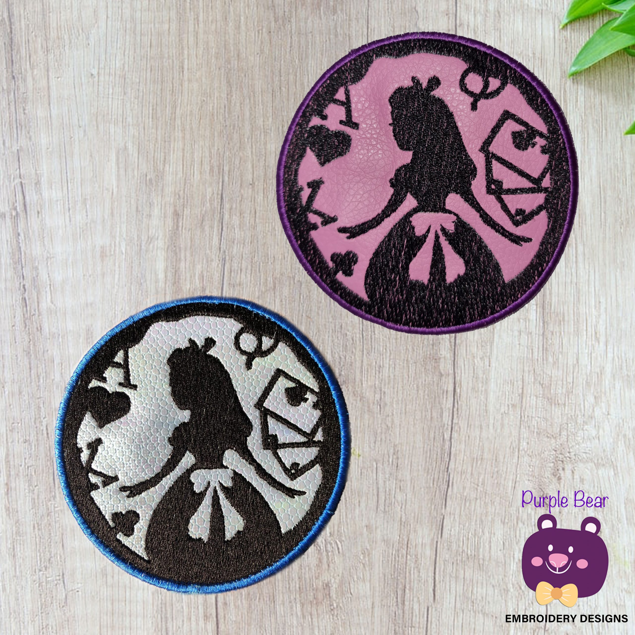 Alice With Cards Mug Rug/Coaster