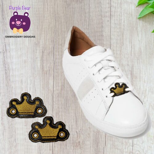 Crown Shoe Lace Charms