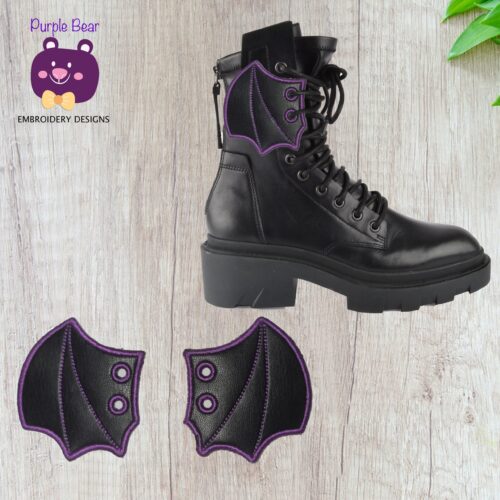 Bat Wing Shoe Charms