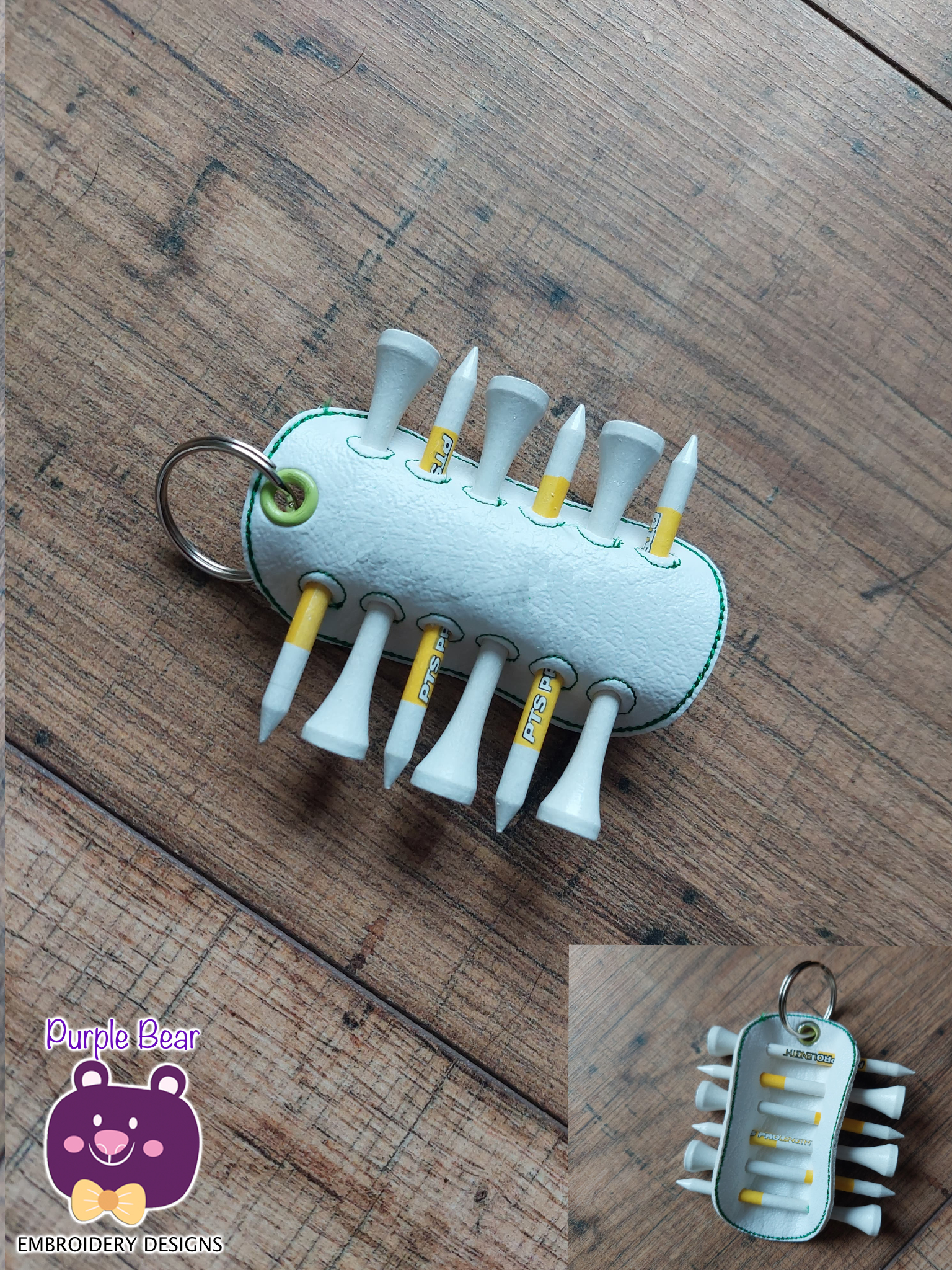 Simple Plain Golf Tee Holder