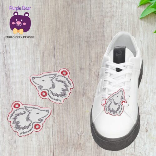 Wolf Shoe Lace Charms