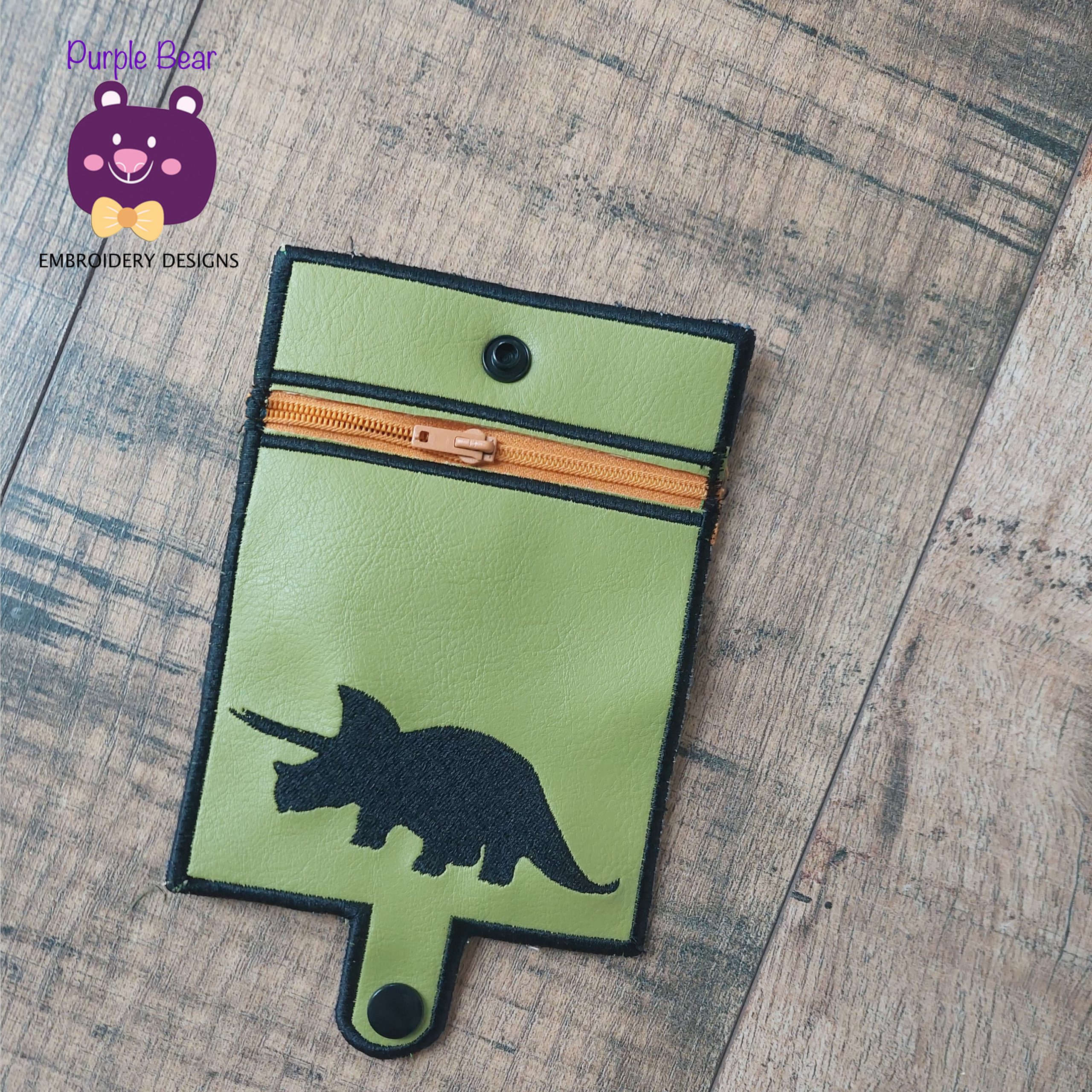 Dinosaur Coin Purse/ Card holder