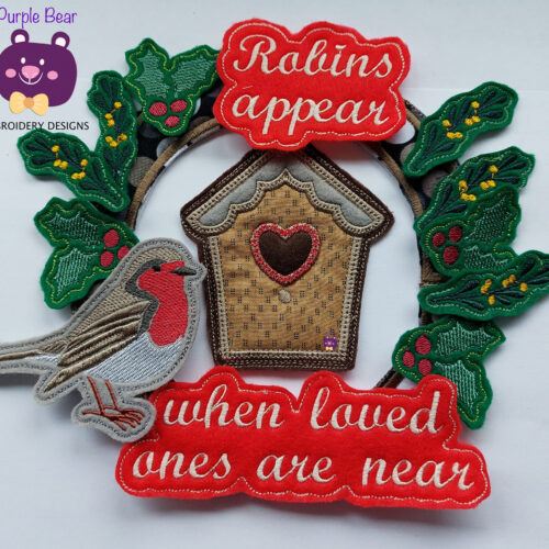 Robin Bird Wreath