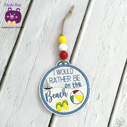 Rather Be on The Beach Ornament