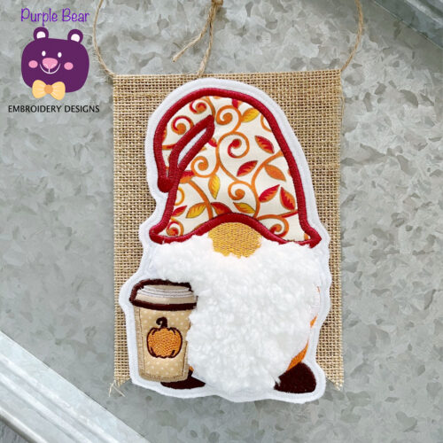 Fall Gnome Hanger 2 sizes