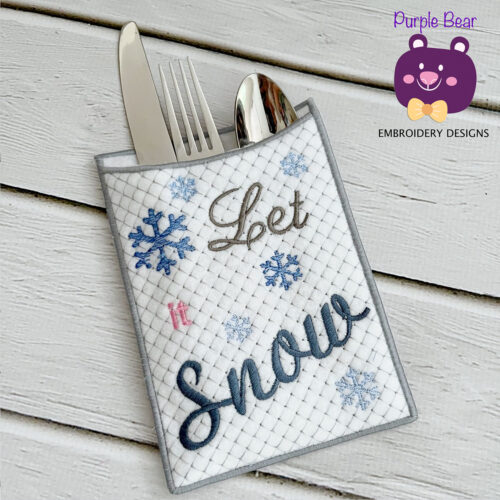 Let it Snow Gift Holder