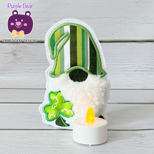 Shamrock Gnome Tea Light Holder 2 Sizes
