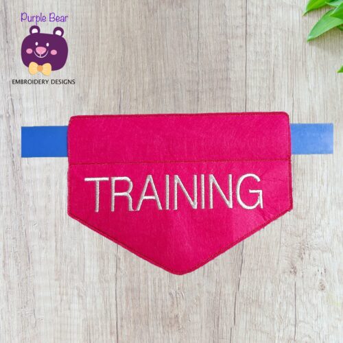 Medium Dog Bandana Warnings 15 designs