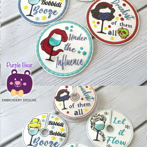 Drinking Set Coasters & Drinks Tags 8 designs
