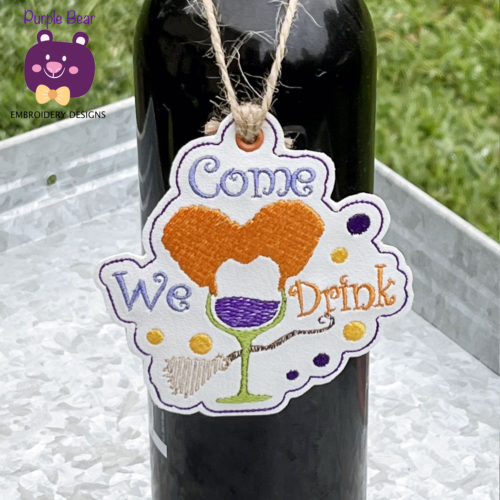 Come we Drink Ornament/Eyelet