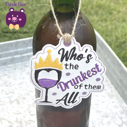 Drunkest Witch Drinks Ornament/Eyelet