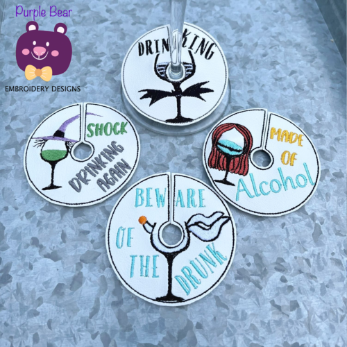 Glass Tags - Set 7 Nightmare