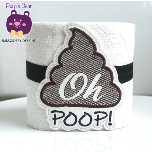 Oh Poop Toilet Roll Accessory