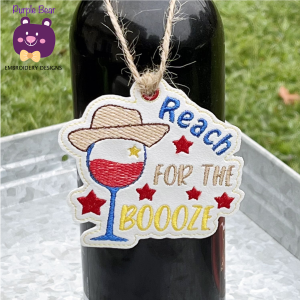 Reach for the Booze Ornament/Eyelet