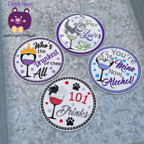 Drinking Coaster - Set 6 Villains