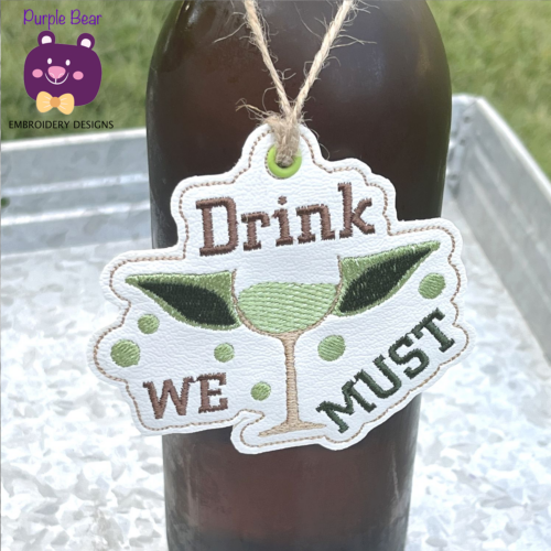 Drink we Must Ornament/Eyelet