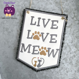 Live, Love, Meow Hanger