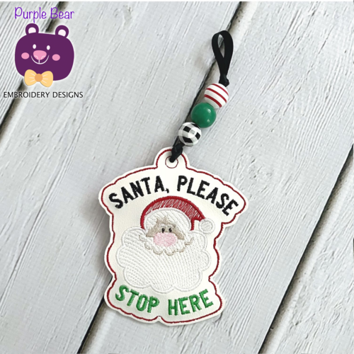 Santa, Please Stop Ornament 2 sizes