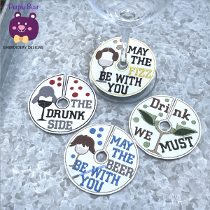 Glass Tags - Set 5 Wars
