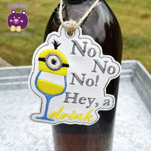 Hey A Drink Ornament/Eyelet