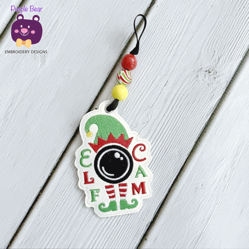 Elf Cam Ornament/Eyelet (With text)