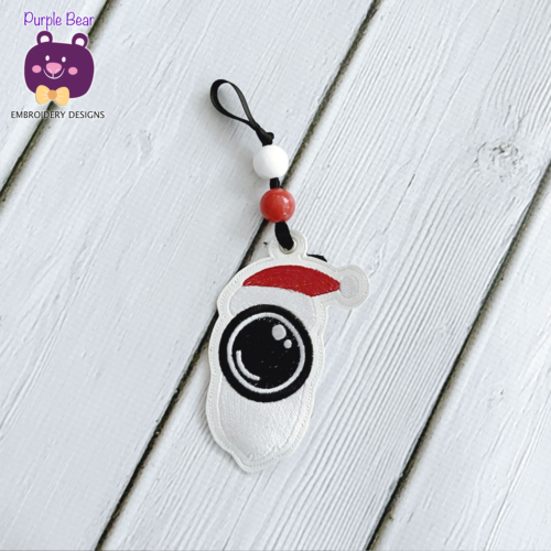 Santa Cam Ornament/Eyelet