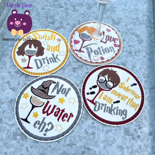Drinking Coaster - Set 8 Magic