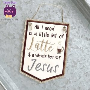 Latte & Jesus Hanger
