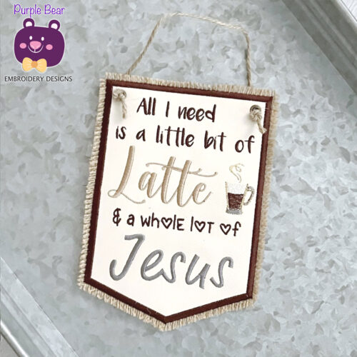 Latte & Jesus Hanger
