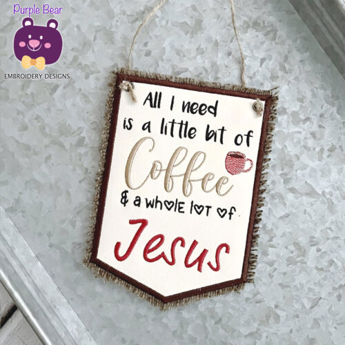 Coffee & Jesus Hanger